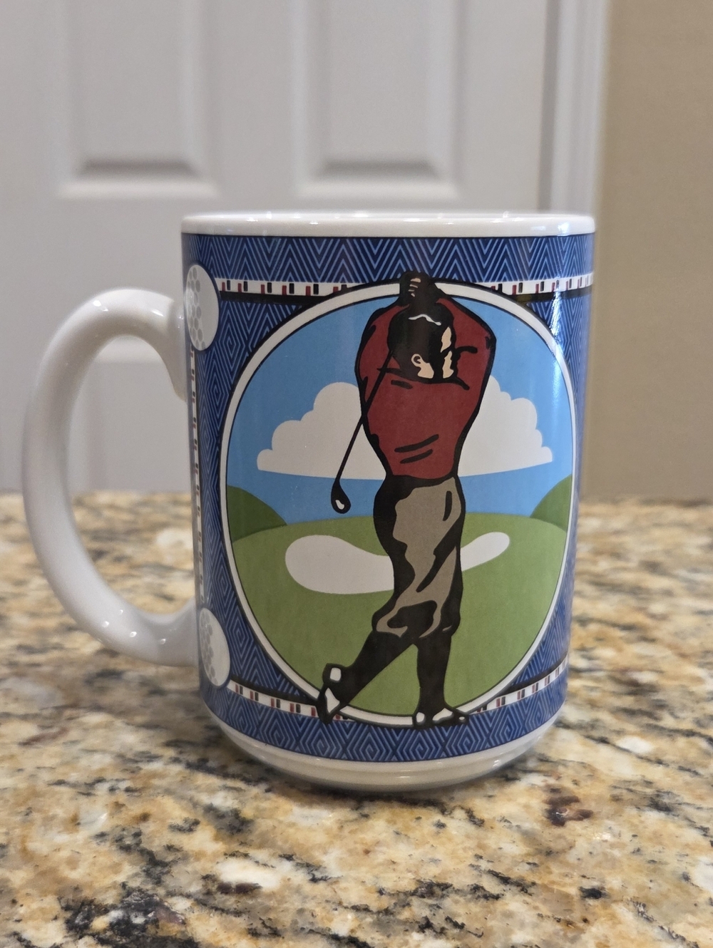 Golf Mug Vintage 1995 Ceramic Coffee Mug Cup Potpourri Designs John Winstead